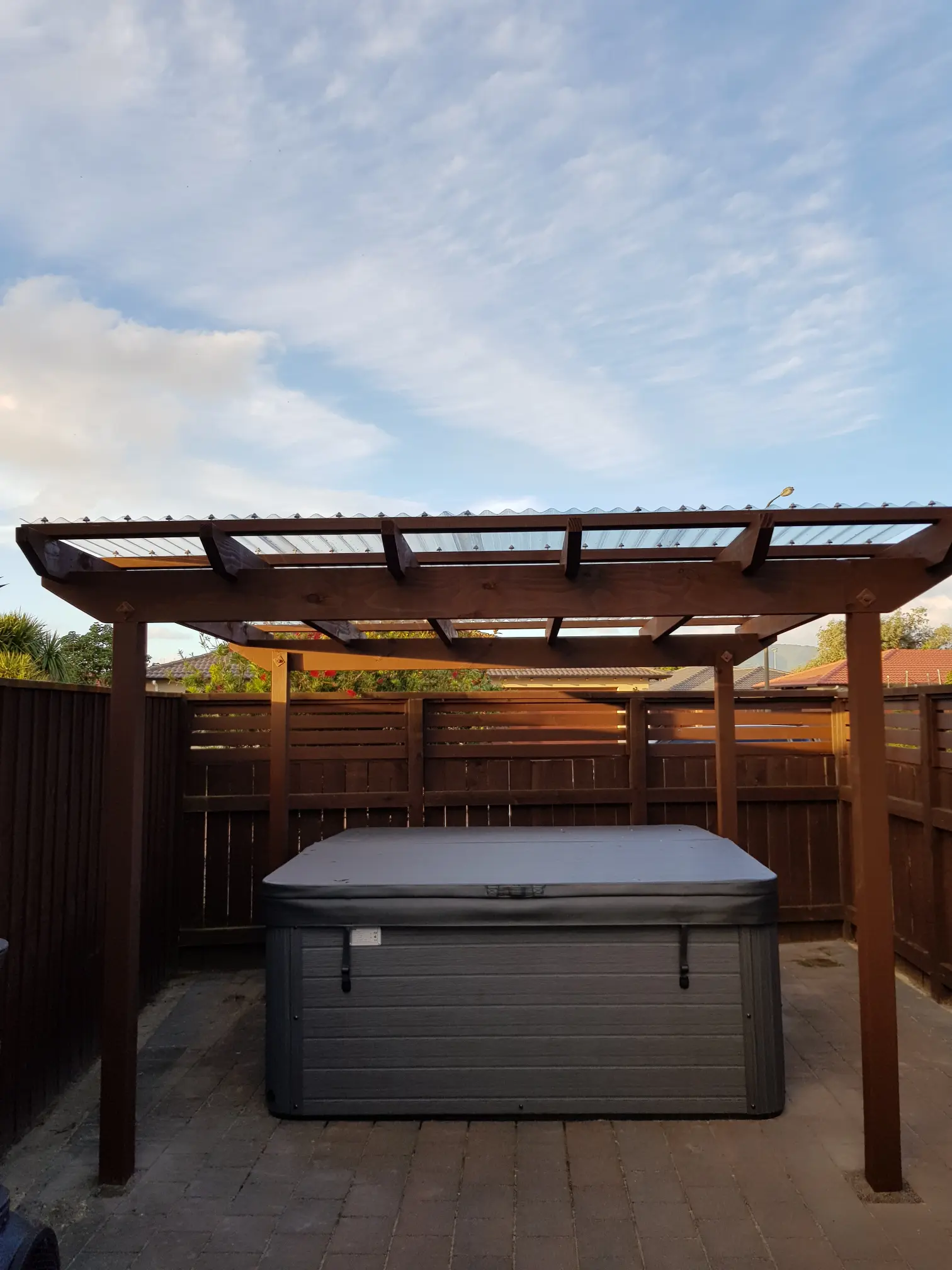 Pergola installation